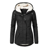 Damen Winterjacke mit Teddyfutter – Warm & Wasserdicht