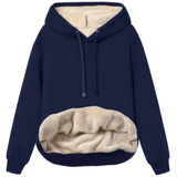 Damen Hoodie mit Plüschfutter – Weich & Gemütlich