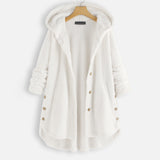 Damen Wendejacke mit Kapuze – Warm & Kuschelig