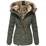 Damen Steppmantel mit Kapuze – Warm & Stilvoll