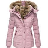 Damen Steppmantel mit Kapuze – Warm & Stilvoll