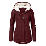 Damen Winterjacke mit Teddyfutter – Warm & Wasserdicht