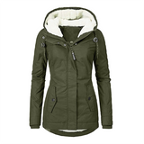 Damen Winterjacke mit Teddyfutter – Warm & Wasserdicht
