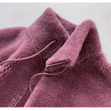 Damen Fleece Pullover mit Hohem Kragen – Weich & Warm