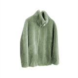 Damen Fleece Pullover mit Hohem Kragen – Weich & Warm