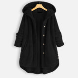 Damen Wendejacke mit Kapuze – Warm & Kuschelig
