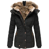 Damen Steppmantel mit Kapuze – Warm & Stilvoll