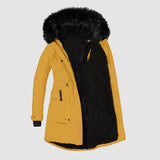 Damen Parka mit Kunstfell – Stilvoll & Warm
