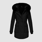 Damen Parka mit Kunstfell – Stilvoll & Warm