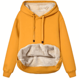 Damen Hoodie mit Plüschfutter – Weich & Gemütlich
