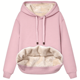 Damen Hoodie mit Plüschfutter – Weich & Gemütlich