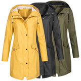 Damen Regenjacke mit Kapuze – Wasserdicht & Wetterfest