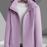 Wasserdichte Damen Winterjacke mit Fleece – Warm & Outdoorgeeignet