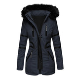 Damen Wintermantel mit Kapuze – Elegant & Warm