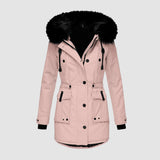 Damen Parka mit Kunstfell – Stilvoll & Warm