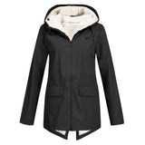 Damen Zip-Up Jacke mit Sherpa-Futter – Warm & Bequem