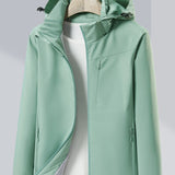 Wasserdichte Damen Winterjacke mit Fleece – Warm & Outdoorgeeignet