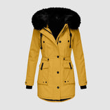 Damen Parka mit Kunstfell – Stilvoll & Warm