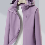 Wasserdichte Damen Winterjacke mit Fleece – Warm & Outdoorgeeignet